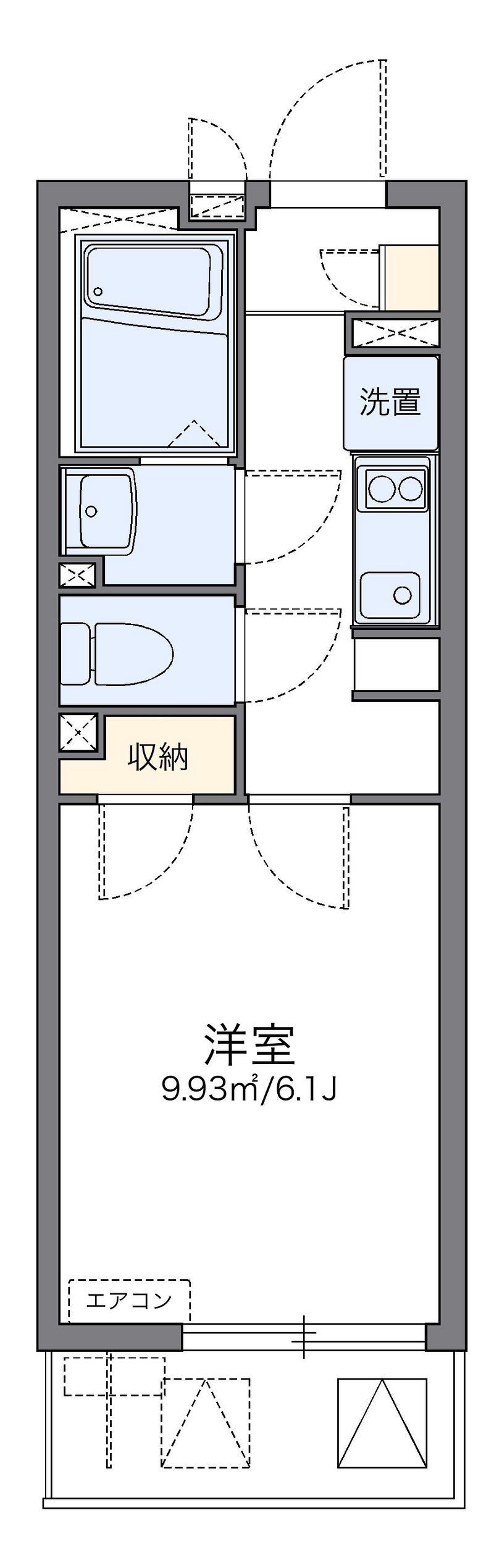 レオネクストクレール長田 間取り