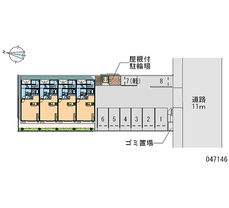 47146 bãi đậu xe hàng tháng