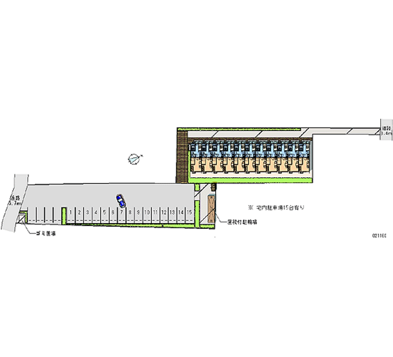 21160 bãi đậu xe hàng tháng