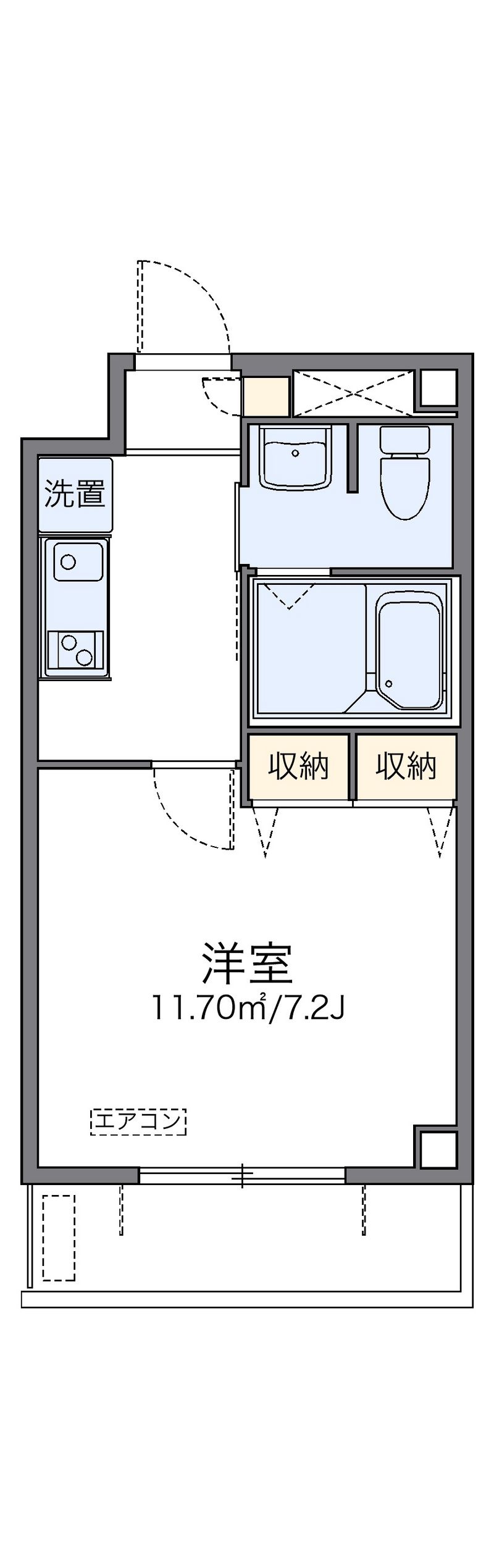 leopalace KouKouen Ichigou Floor plan