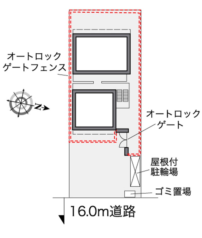レオパレスハルカ 配置図