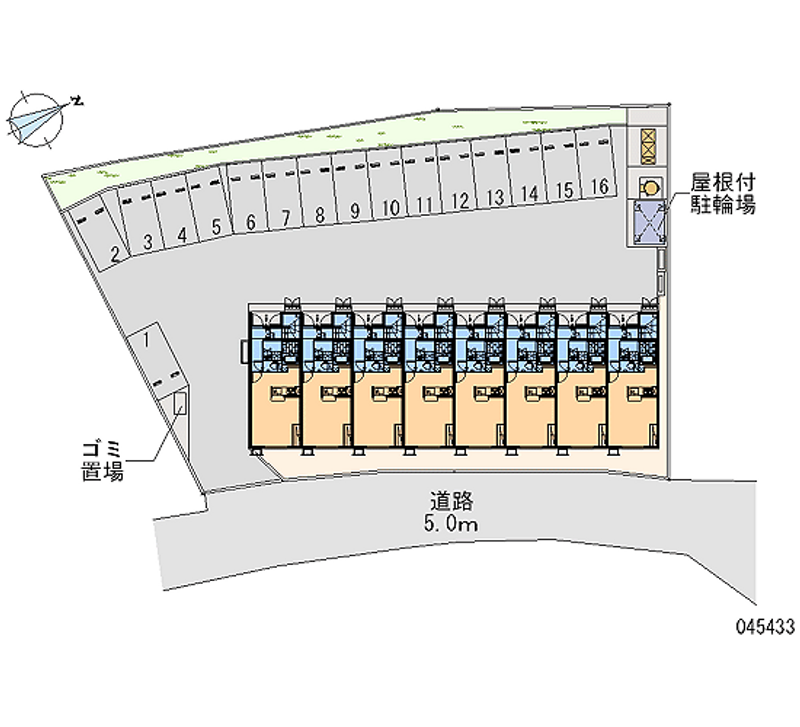 45433 Monthly parking lot