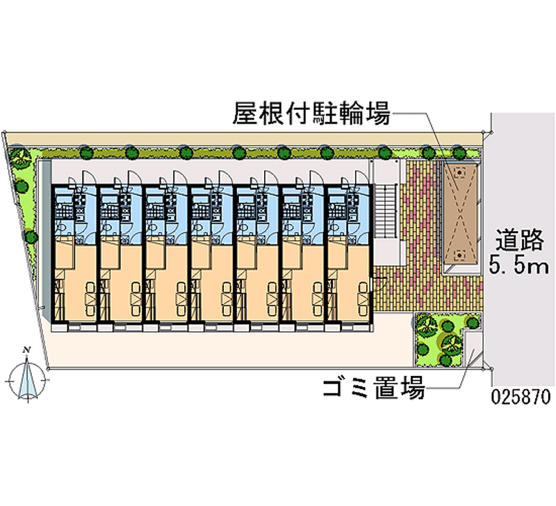 レオパレスソフィア大泉 区画図