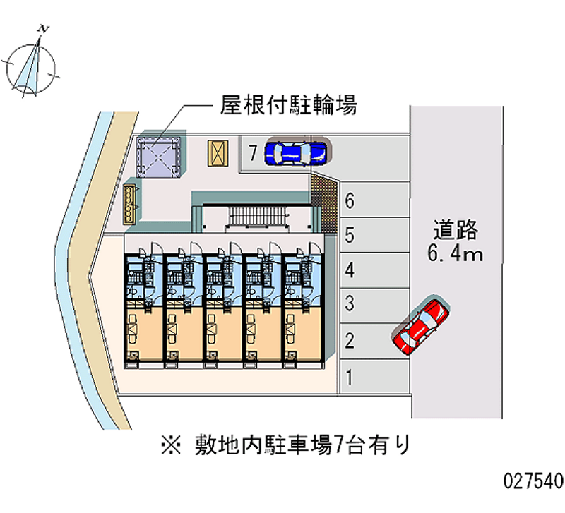 レオパレスリオン 月極駐車場