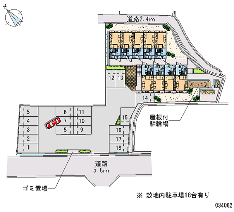 レオパレス井垣 月極駐車場