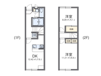 レオパレスアリオール沼田Ⅱ 間取り図