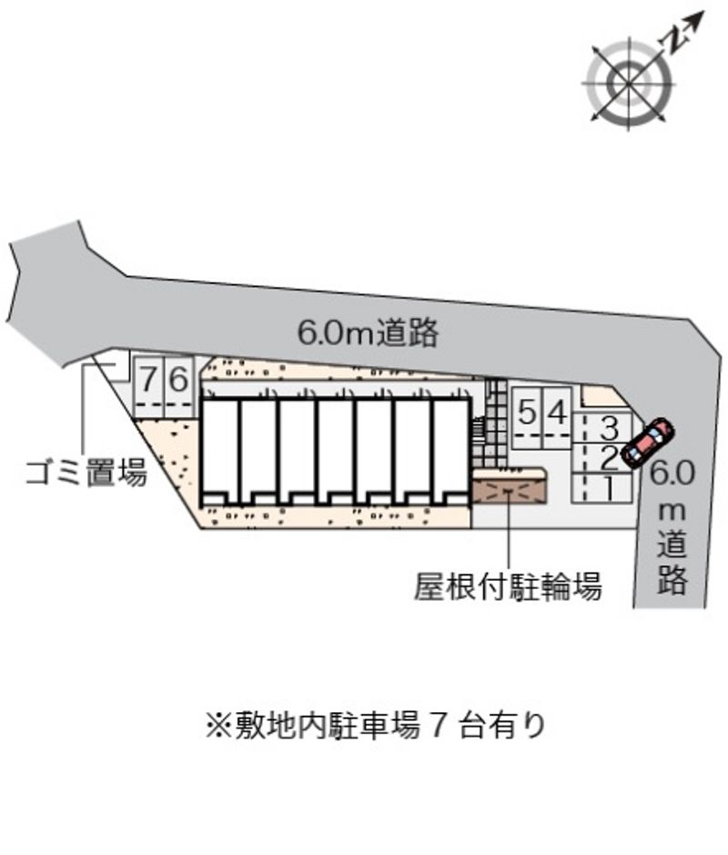 クレイノＹⅡ 駐車場