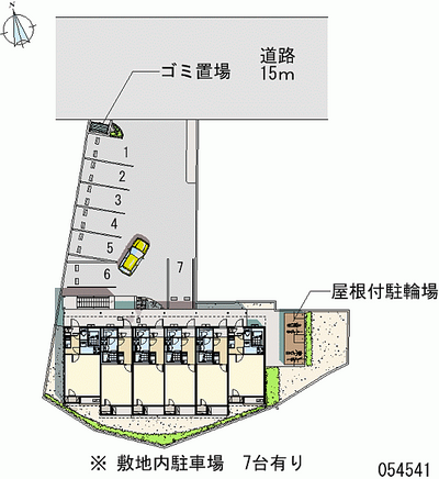 54541 Monthly parking lot