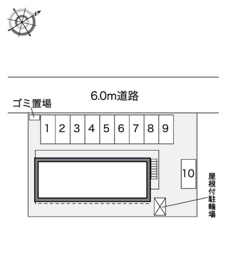 レオパレススカイラーク 配置図