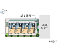 レオパレスグリーンピア 区画図