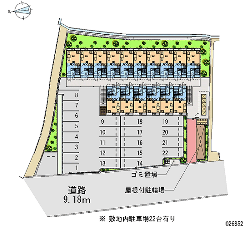 26852 Monthly parking lot