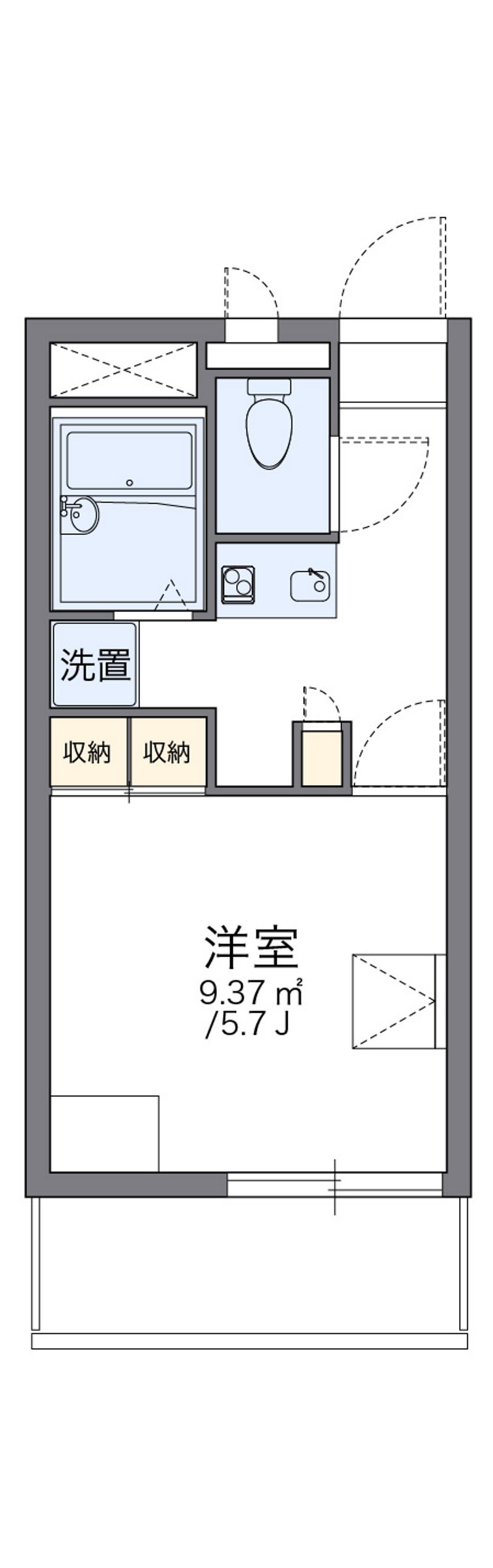 レオパレス原田 間取図