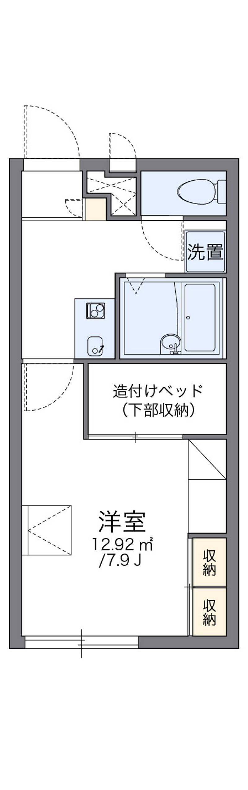 レオパレスオーベルジュ 間取図