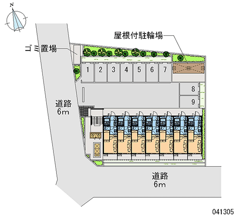 レオパレスプランドール八ヶ崎 月極駐車場