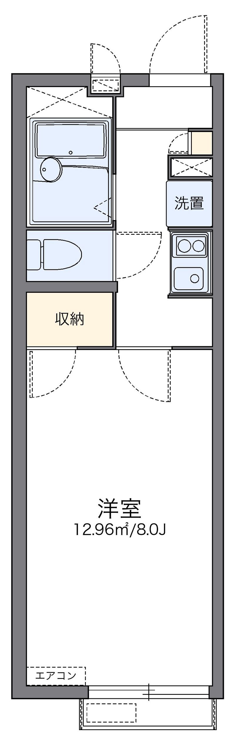 レオパレスステラ 間取図