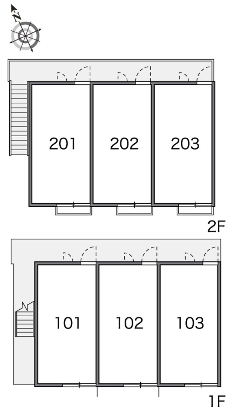 レオパレス御幸 間取り配置図