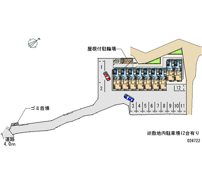 24722月租停車場