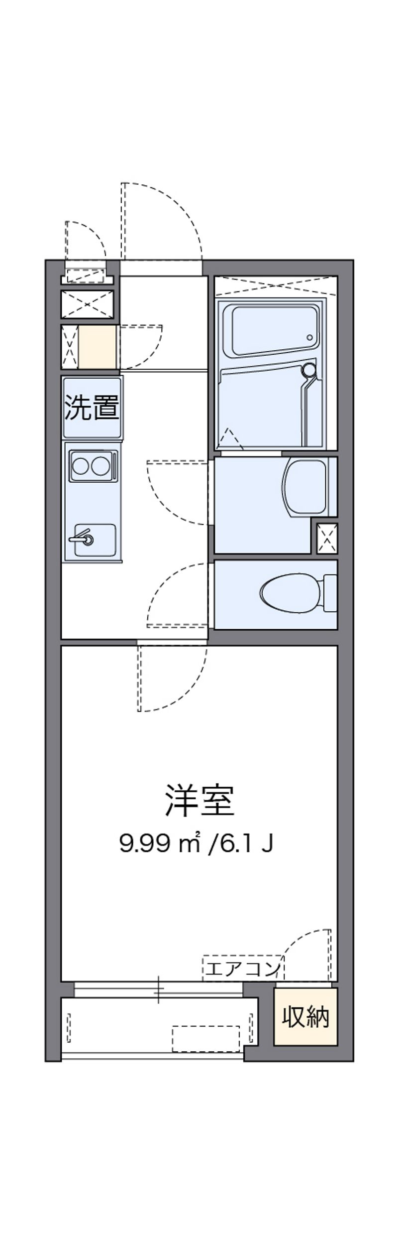 クレイノＩＩＤＡ 間取り
