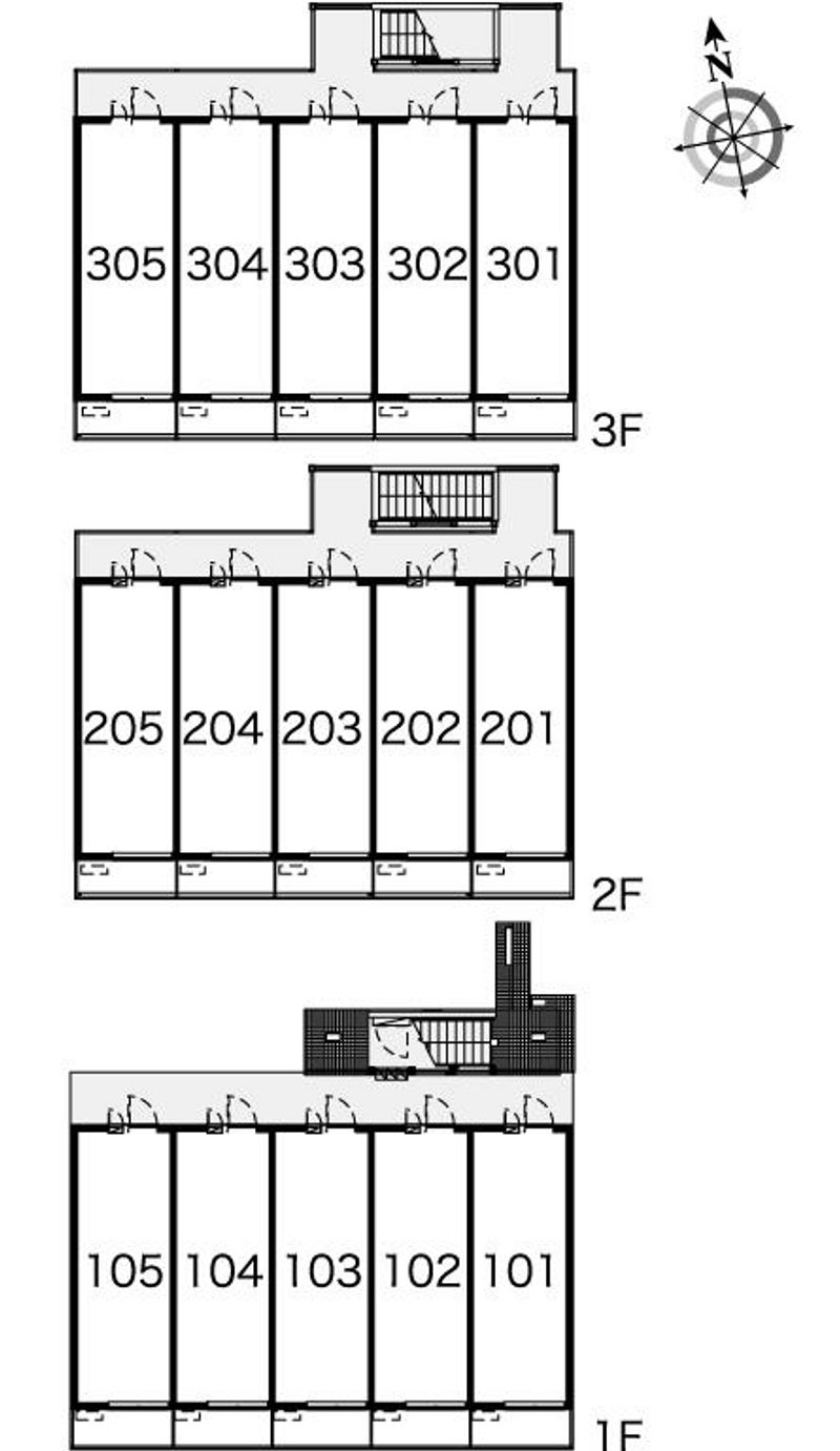 レオパレスティラーノ 間取配置図