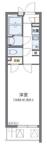 クレイノＬ　ＥＳＴＡＴＥ 間取り図