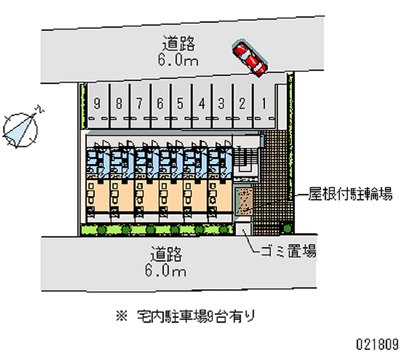 21809 bãi đậu xe hàng tháng