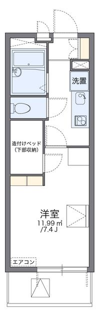 レオパレス浦和常盤 間取り図