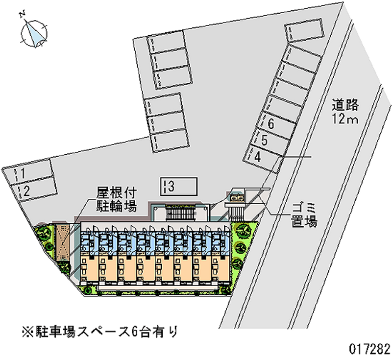 レオパレスアイリスコート 月極駐車場