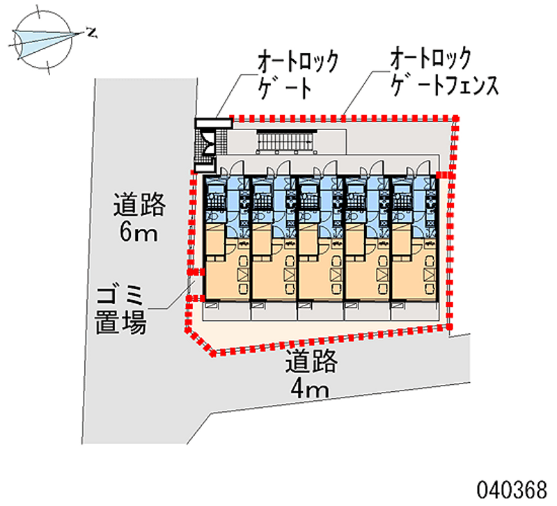 レオパレスプランドール八広 区画図