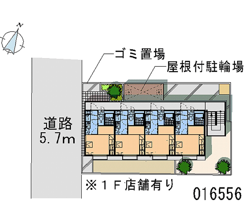 レオパレス日之出 区画図