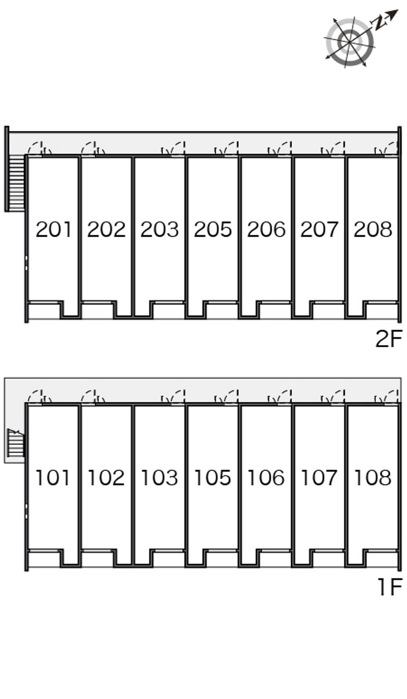 クレイノＨｏｌｙⅡ 間取り配置図