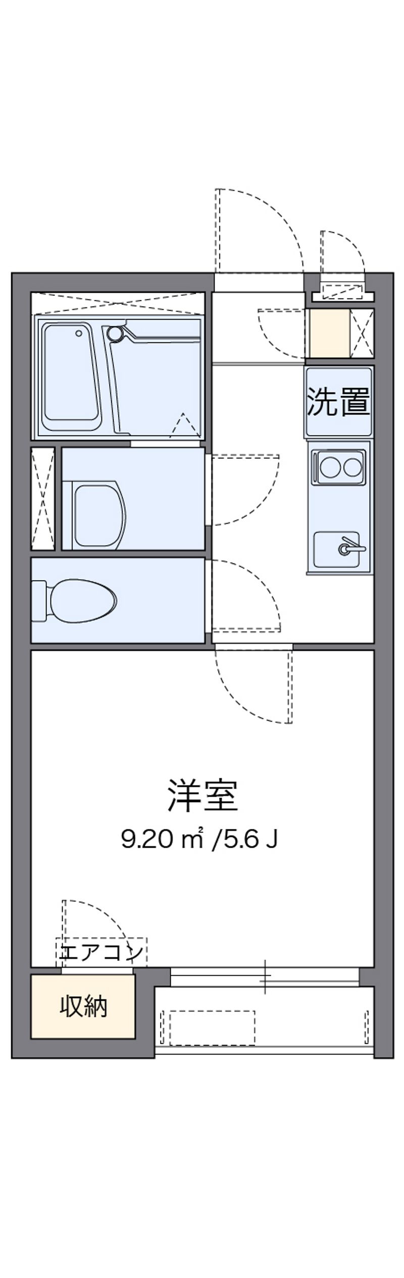 クレイノ市谷台町 間取図