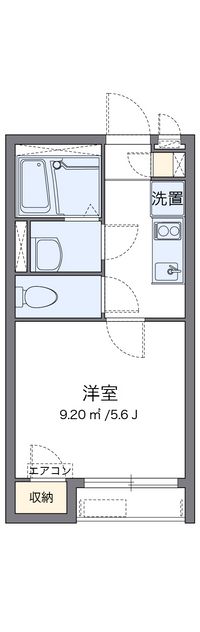 クレイノ市谷台町 間取り図