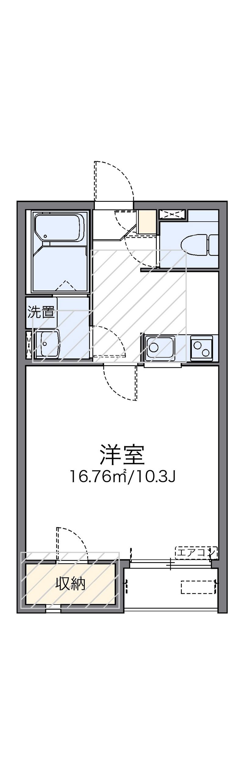 レオネクストももの木 間取図