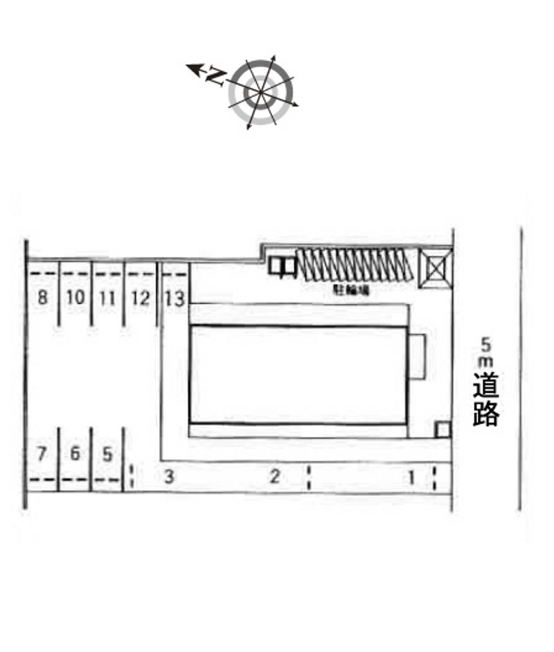 レオパレスイケダ 配置図
