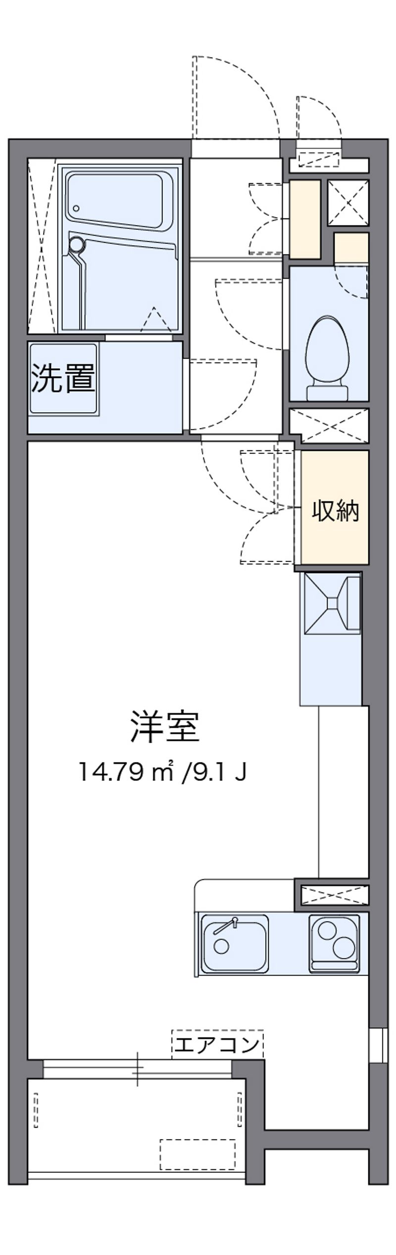 レオネクストＧＡＩＡ 間取図