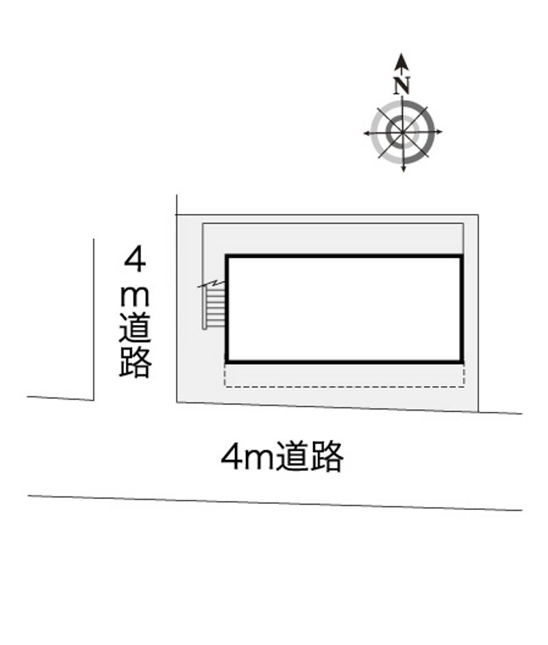 レオパレス横田 配置図
