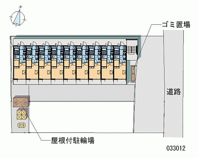 レオパレスリバティ 区画図