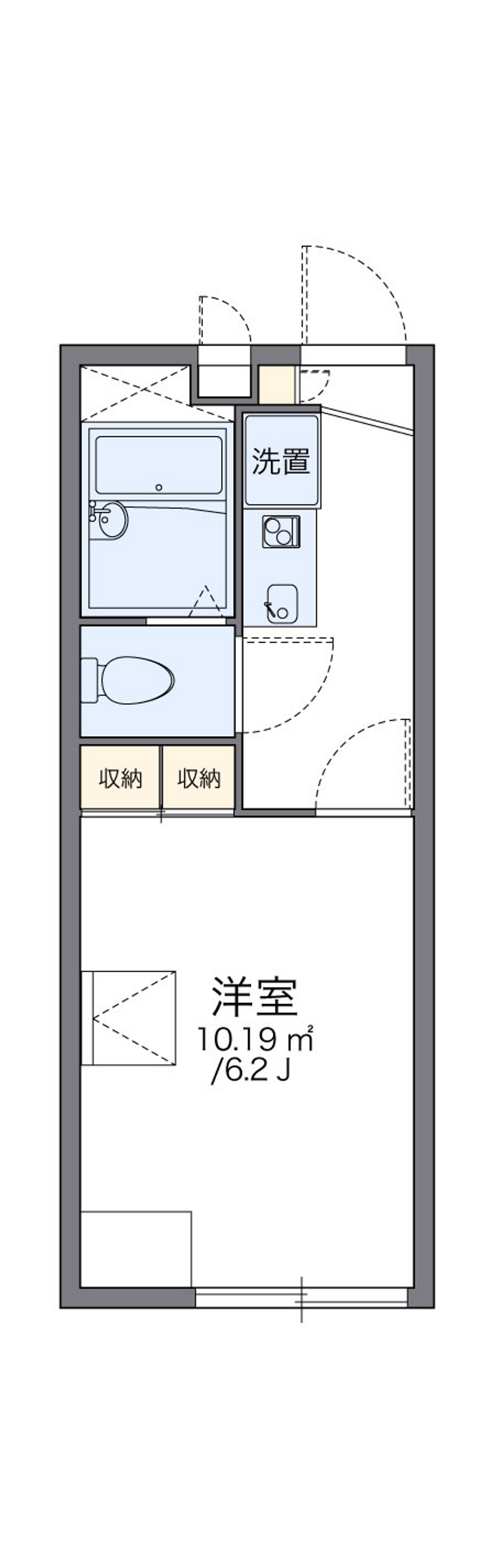 レオパレスシーブリーズ 間取り