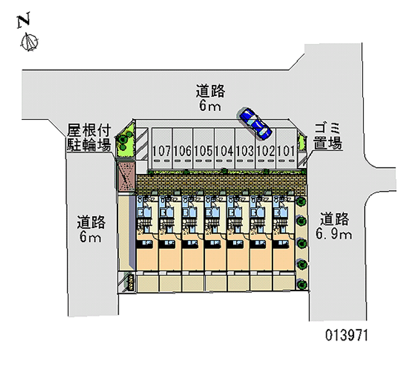 13971月租停車場