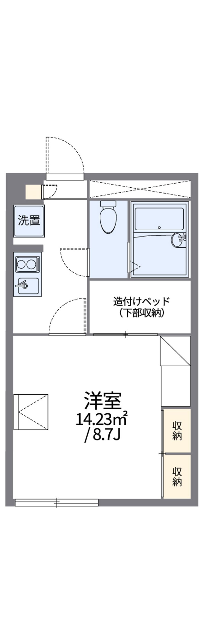 レオパレス柾里 間取図