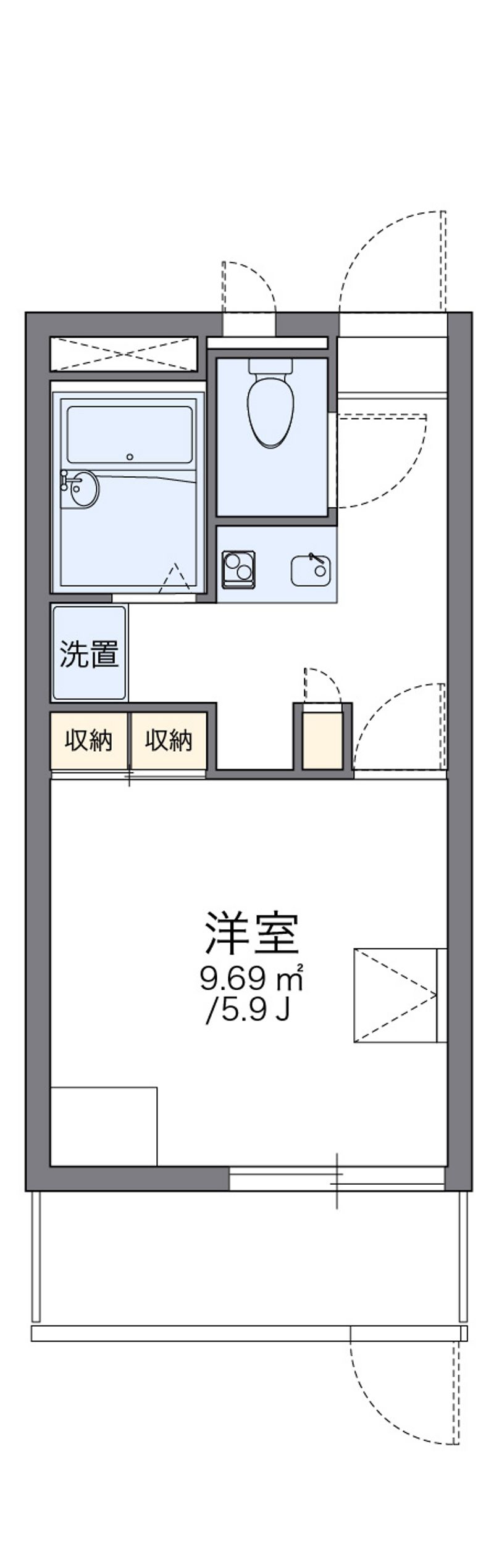 レオパレスＴ＆Ｔ 間取図