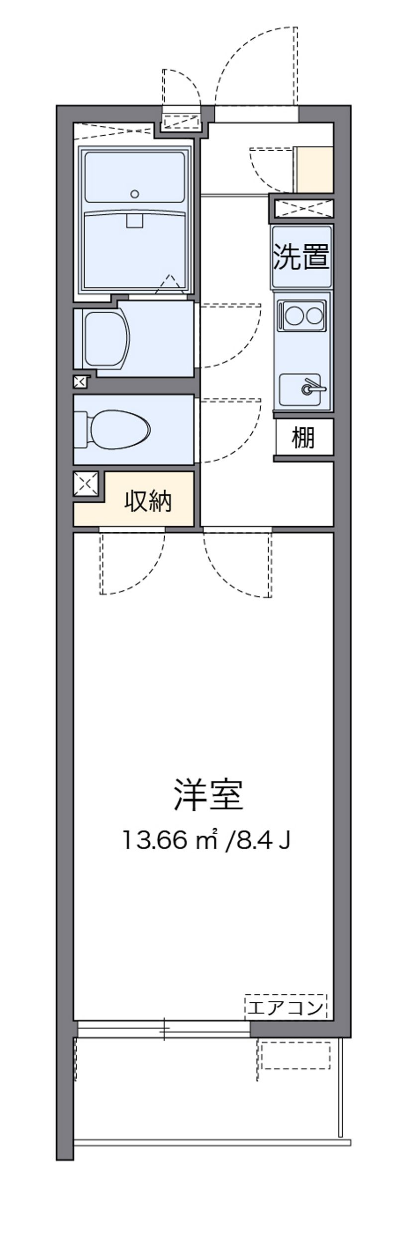 クレイノルナ　ルミエール三郷 間取図
