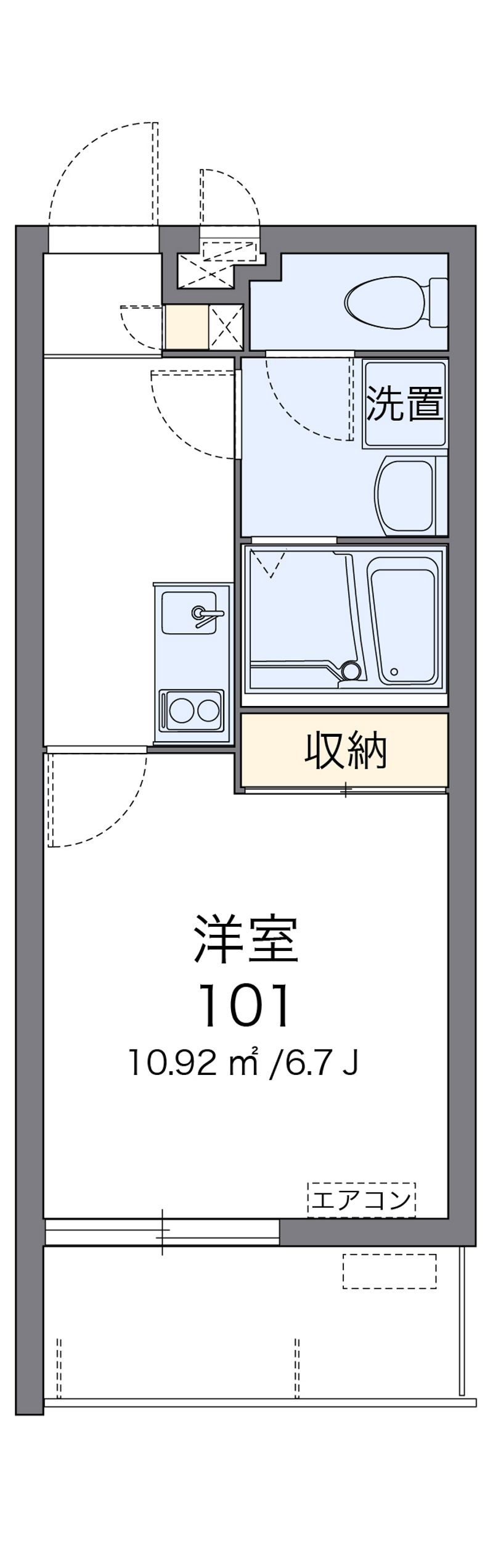 クレイノ縁 間取図