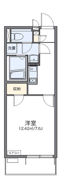 レオネクストトリスターＮ　Ｗ 間取り図