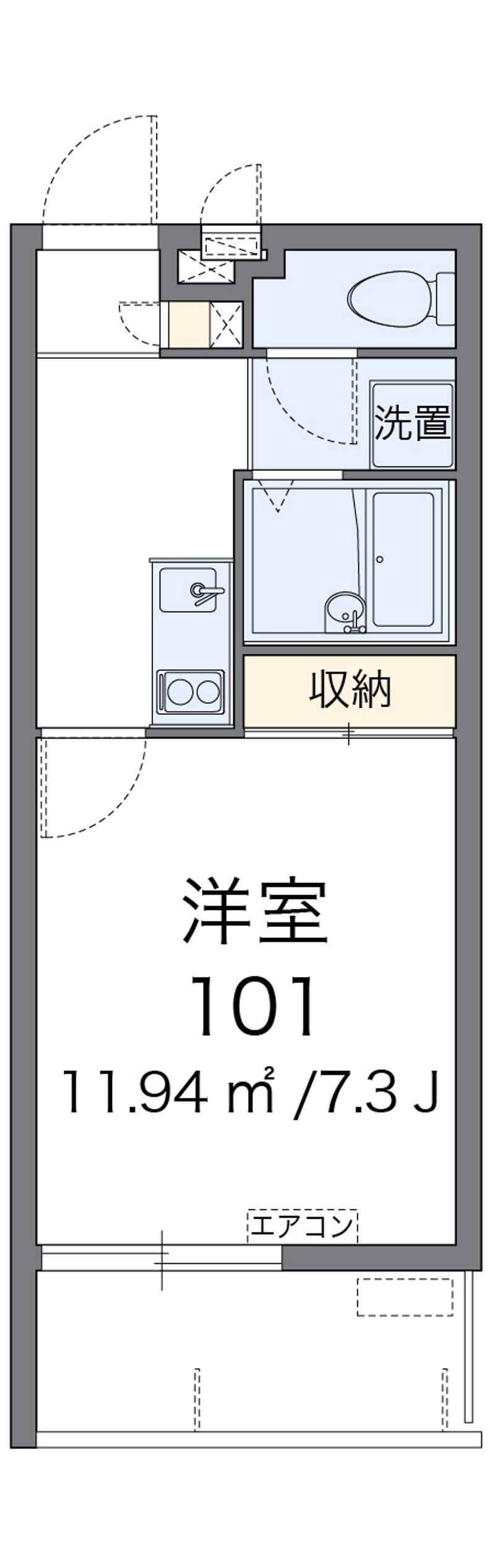 レオネクスト真 間取図