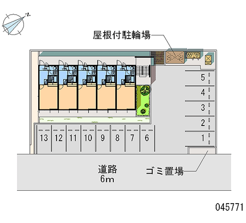 レオパレスわたうち 月極駐車場