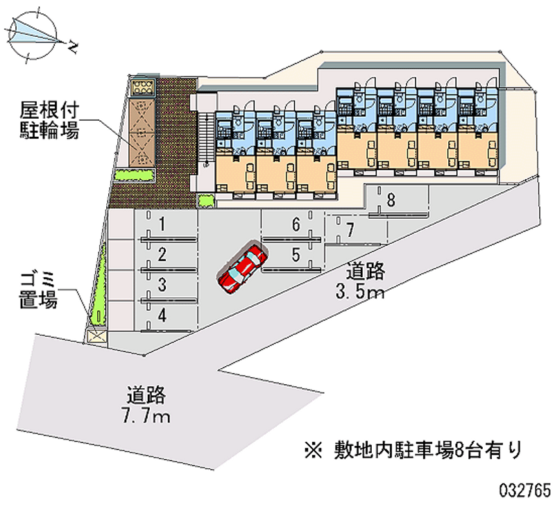 32765 Monthly parking lot