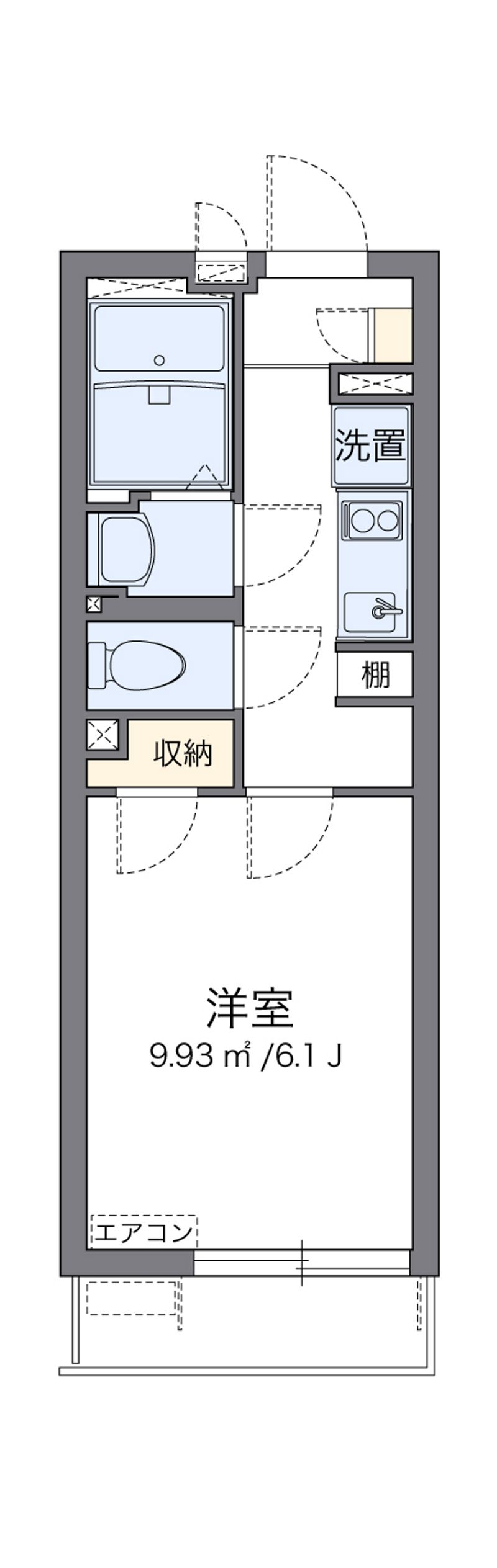 クレイノＦＡＩＲ八雲 間取図