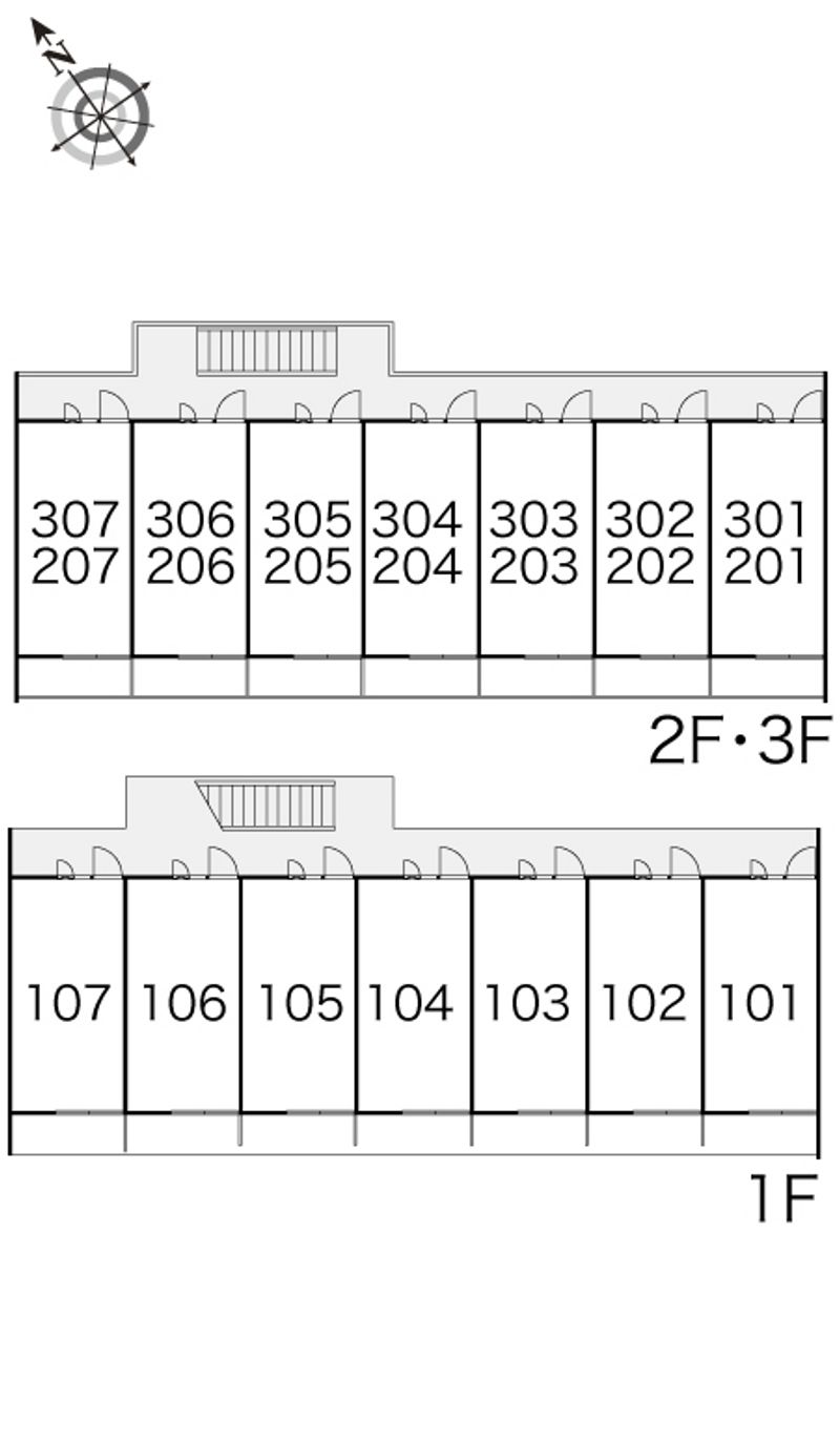 レオパレスｆｌｏｒａ 間取配置図
