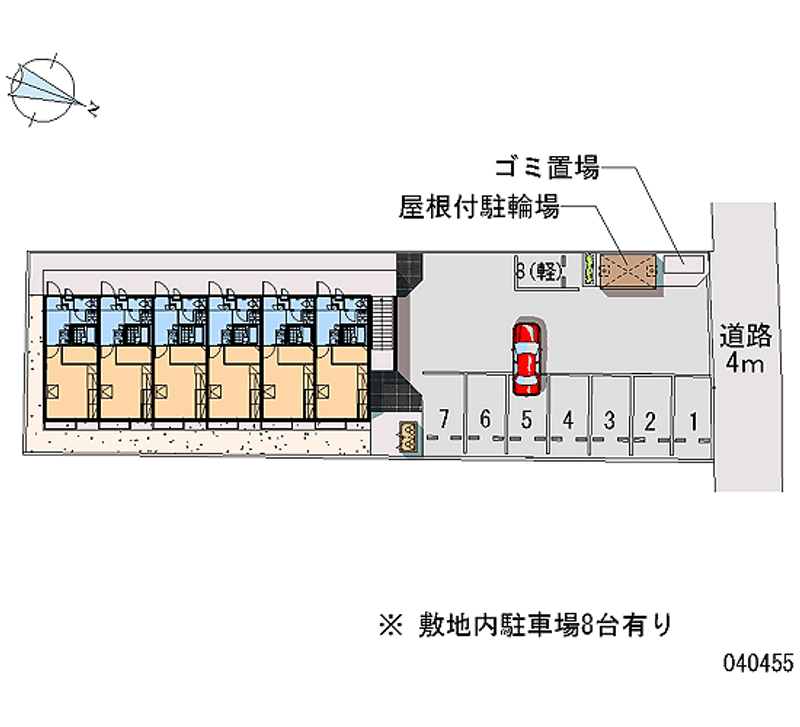 レオパレスシーサー 月極駐車場